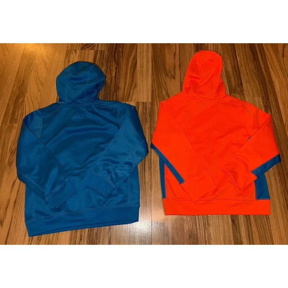 Nike Hoodie Hooded Sweatshirt Dri-fit Boys Sz 7 Lot Of 2 EUC Therma‎